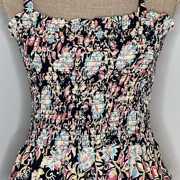 Rachel Zoe Smocked Tie Shoulder Tank Top - Picture 2 of 6